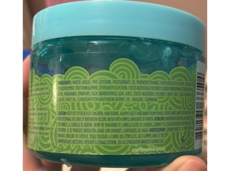 Just For Me Kids Curl Peace Children's Hair Gel, Aloe Vera & Coconut Water, 12 fl oz/340 g