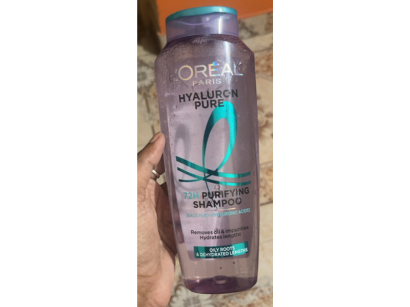 L'Oreal Paris Hyaluron Pure Shampoo, 340 mL