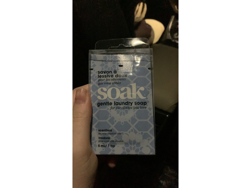 Soak Wash Scentless, 5 mL, Pack Of 8