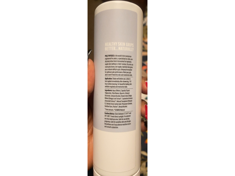 Pole Physics Body lotion, Sensitive + E, 7 fl oz/200 mL