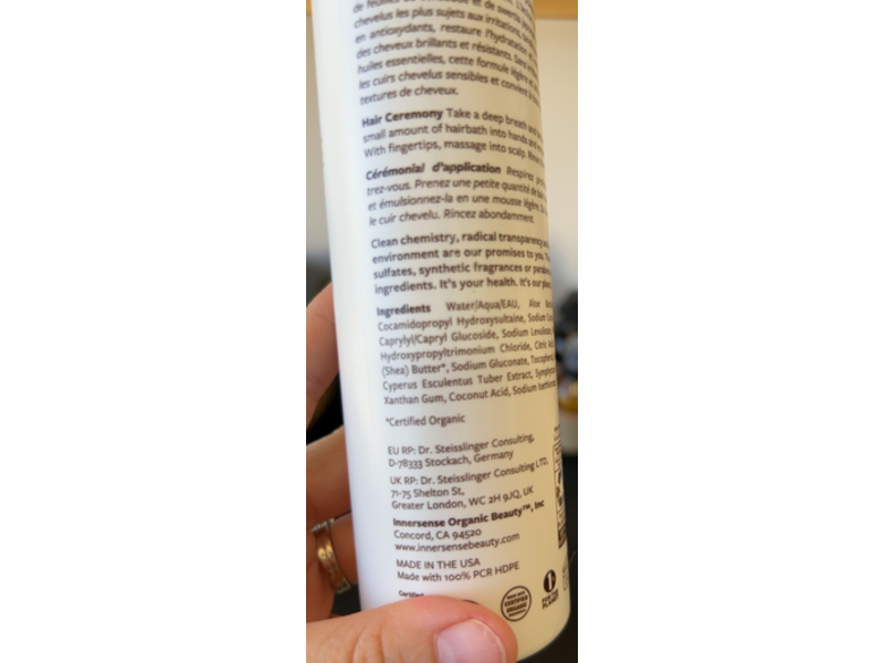 Innersense Clarity Hairbath Shampoo, 10 fl oz/295 mL