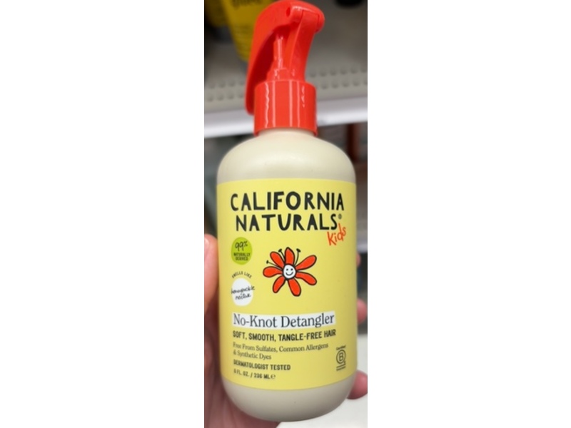 California Naturals No-Knot Detangler, Honeysuckle Nectar, 8 fl oz/236 mL