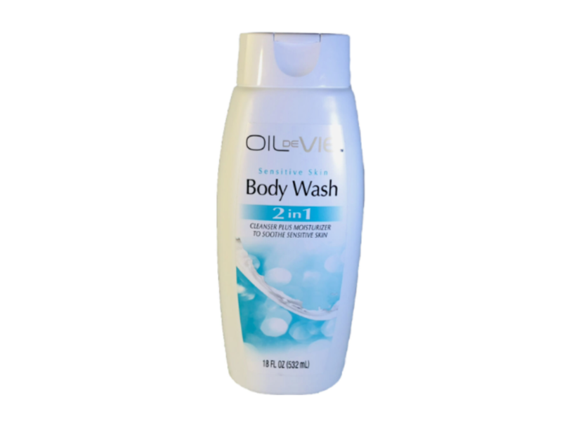 Oil De Vie Sensitive Skin 2 In 1 Body Wash, 18 fl oz/532 mL, Pack Of 2.