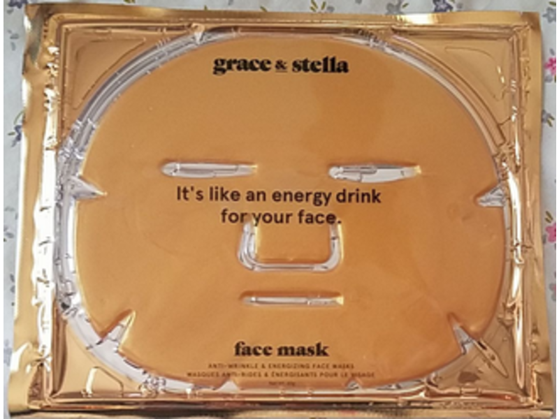 Grace & Stella Energy Drink Face Mask, Pack of 6