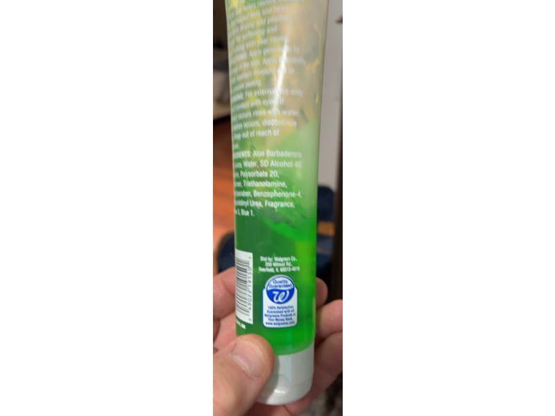 Walgreens Replenishing Body Gel, Aloe Vera, 6 oz/170 g