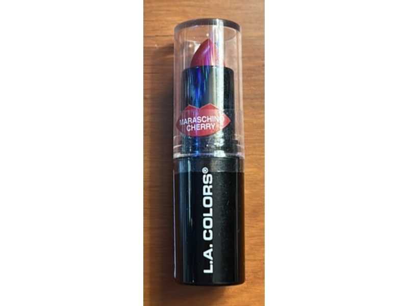 L.A Colors Pout Chaser Lipstick, Maraschino Cherry, 0.13 oz/3.8 g