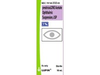 prednisoLONE Acetate Ophthalmic Suspension 1%, 10 mL, Lupin (Rx) - thumbnail 1