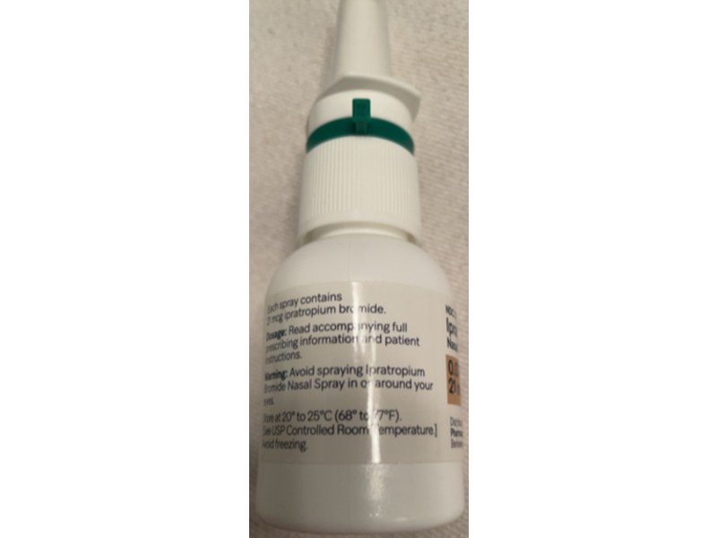 Ipratropium Bromide Nasal Solution/Spray, 0.03 %, Hikma, (Rx)