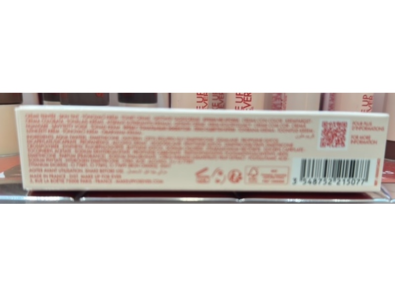 Make Up For Ever Super Boost Skin Tint, 02, 1 fl oz/30 mL