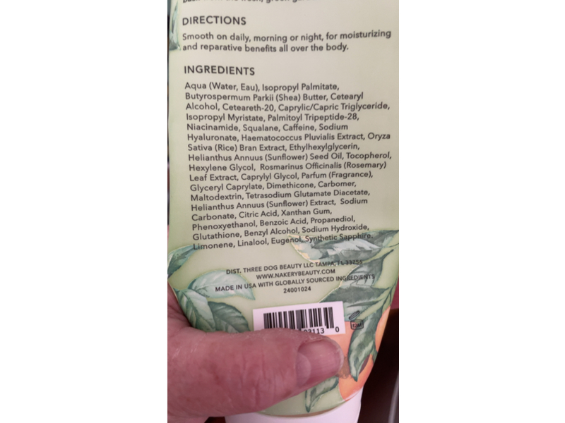 Nakery Beauty Skin Toning Body Butter,10 fl oz/300 mL