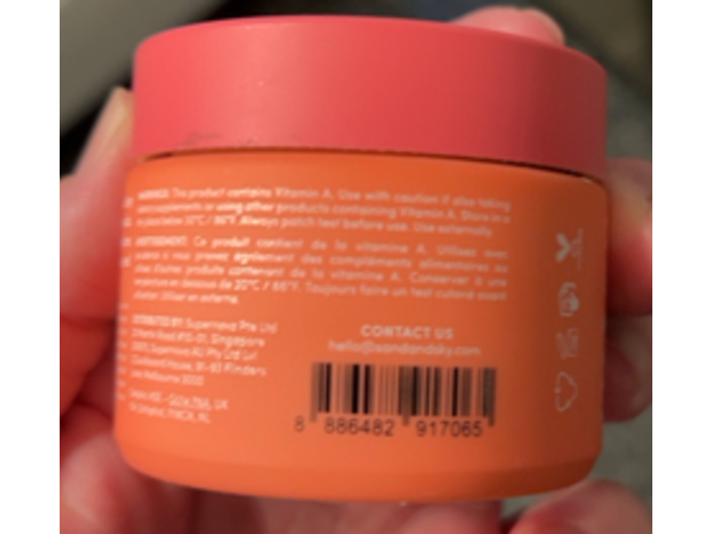 Sand And Sky Porefining Face Mask, Australian Pink Clay, 2.12 fl oz/60 g