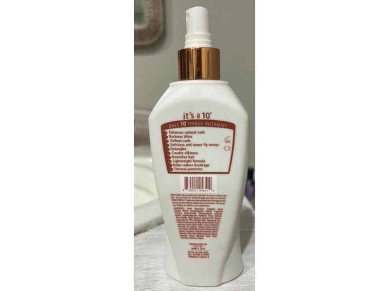 It's A 10 Coily Collection Miracle Leave-In Product, 10 fl oz/7 mL