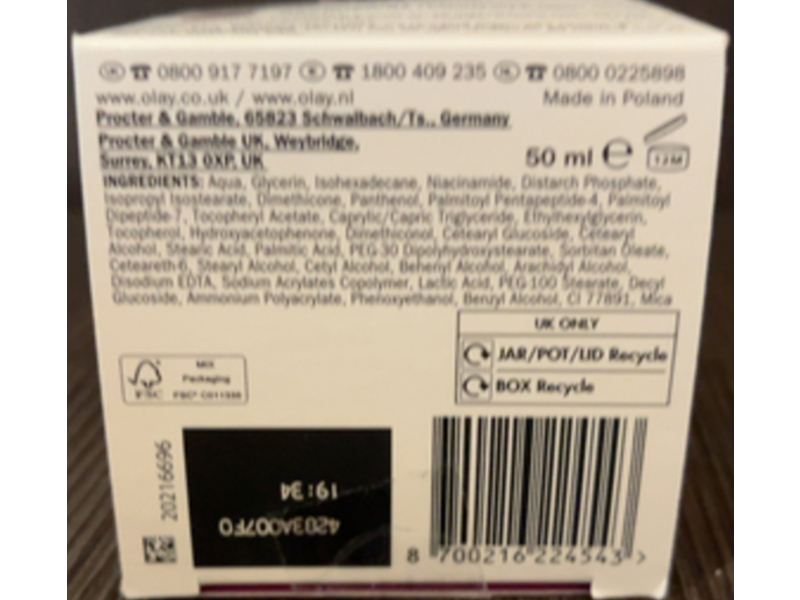 Olay Collagen Peptide Max Day Cream, 50 mL