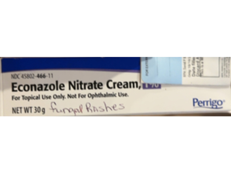 Econazole Nitrate Cream, 1%, 30 g, Padagis (Rx)