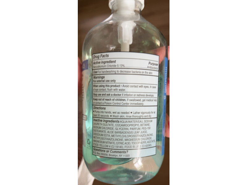 Skin-Aid-Medics Antibacterial Hand Soap, 16.9 fl oz/500 mL