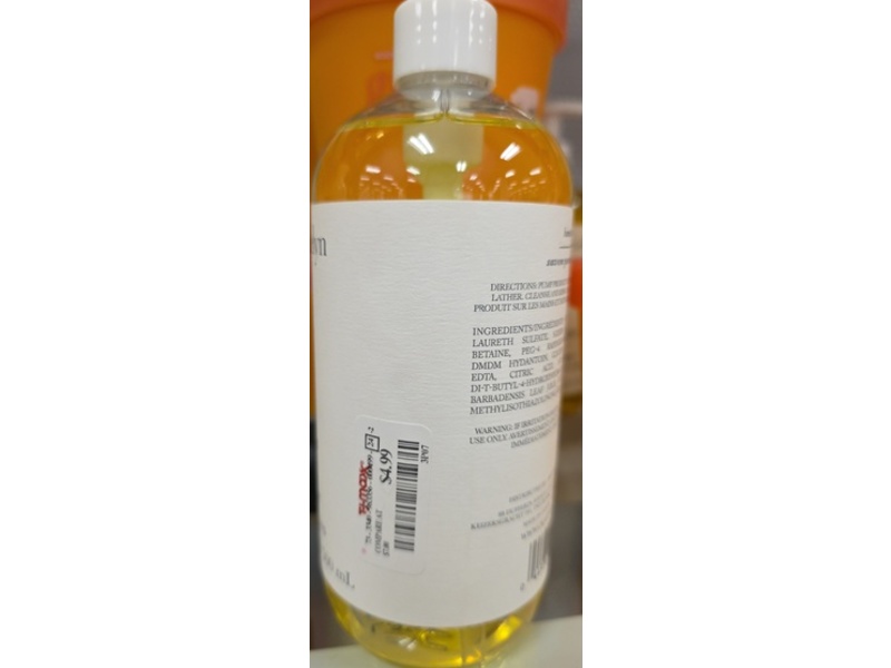 Crabtree & Evelyn Hand Wash, Lemon Citron, Honey & Coriander, 16.9 fl oz/500 mL