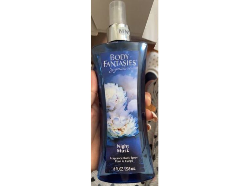 Body Fantasies Signature Fragrance Body Spray, Night Musk, 8 fl oz/236 mL