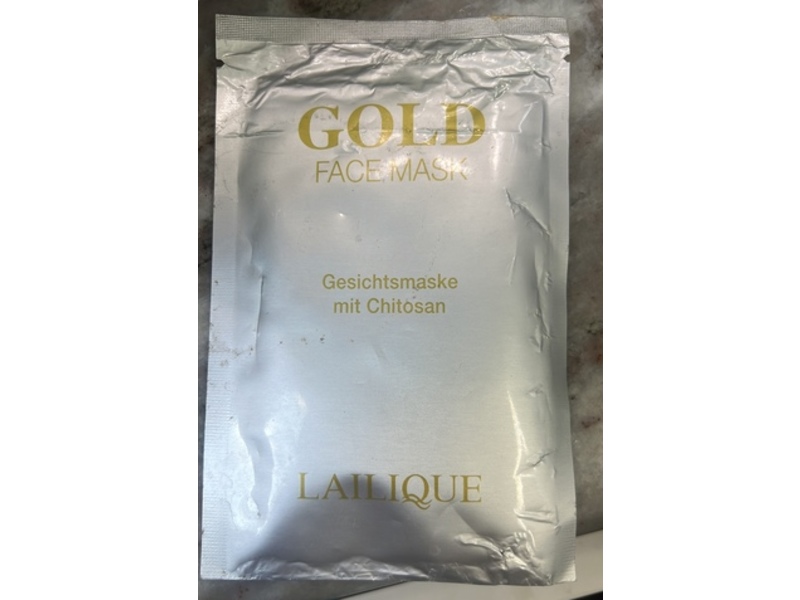 Lailique Gold Face Mask