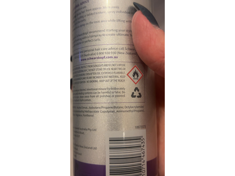 Schwarzkopf Extra Care Super Styling Lacquer, 250 g