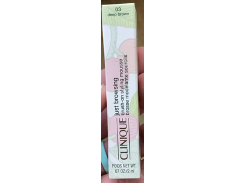 Clinique Brush-on Styling Mousse, Deep Brown, 0.07 oz/2 mL