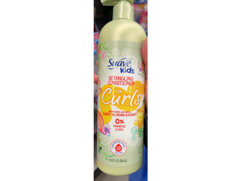 Suave Kids Detangling Conditioner, Sweet Almond & Honey, 16.5 fl oz/488 mL