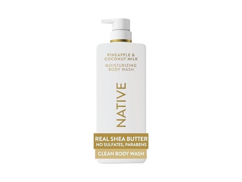 Native Deep Rich Moisturizing Body Wash, Pineapple & Coconut Milk, 22 fl oz/650 mL