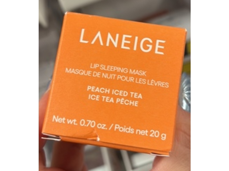 Laneige Lip Sleeping Mask, Peach Iced Tea, 0.70 oz/20 g