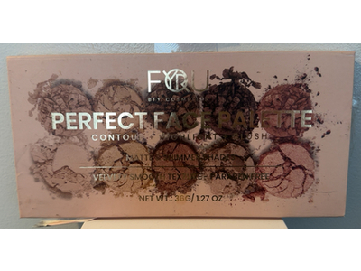 BFY Cosmetics For You Perfect Face Palette, 1.27 oz/36 g
