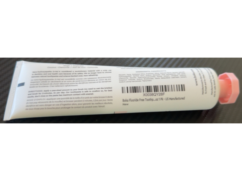 Boka Nano-Hydroxyapatite Whitening Toothpaste, Coco Ginger, 4 oz/113 g