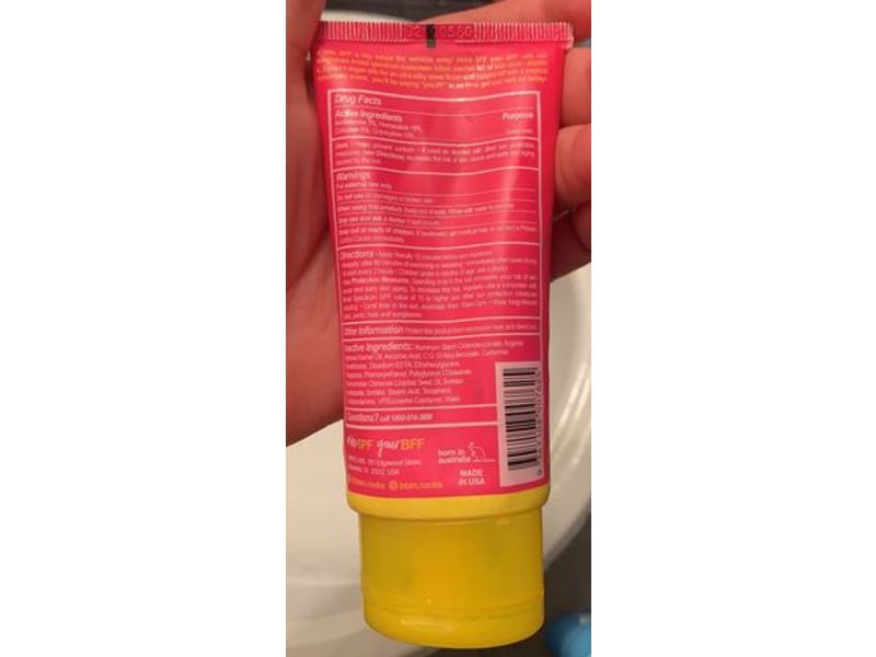 B.Tan Sunscreen Face Lotion, SPF 70, 3 fl oz/88 mL