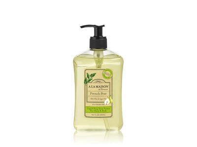A La Maison Liquid Soap, French Pear, 16.9 fl oz/500 mL