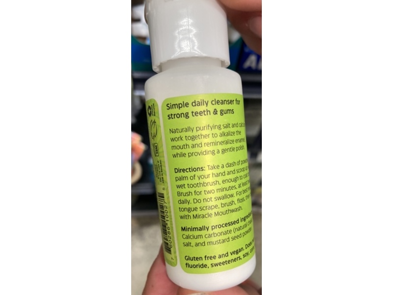 Uncle Harry's Tooth Powder, Unscented, 2 oz/57 g