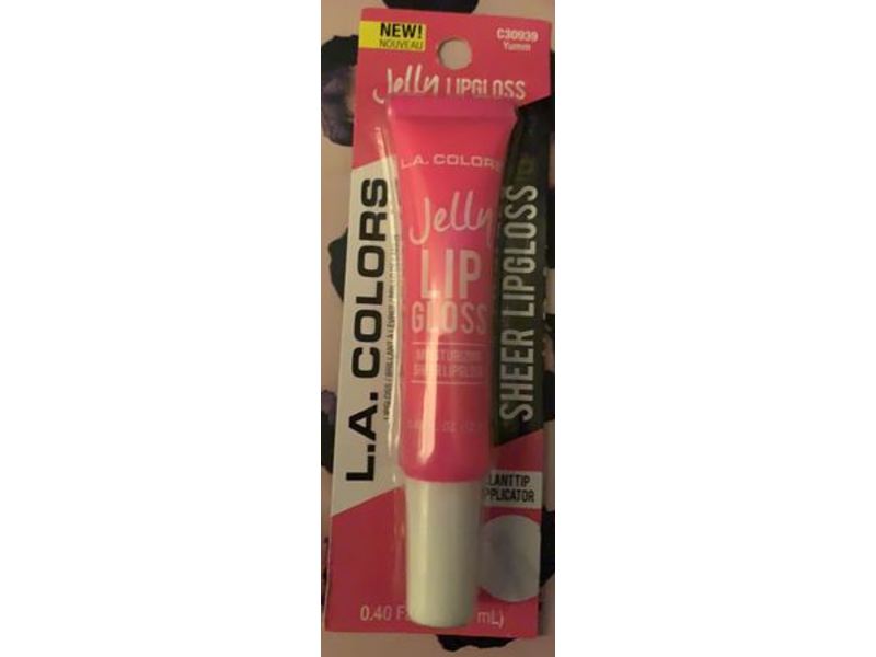 L.A Colors Jelly Lip Gross, Yumm, 0.40 fl oz/12 mL