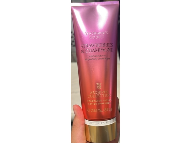 Victoria's Secret Archives Collection Fragrance Lotion, Strawberries & Champagne, 8 fl oz/236 mL