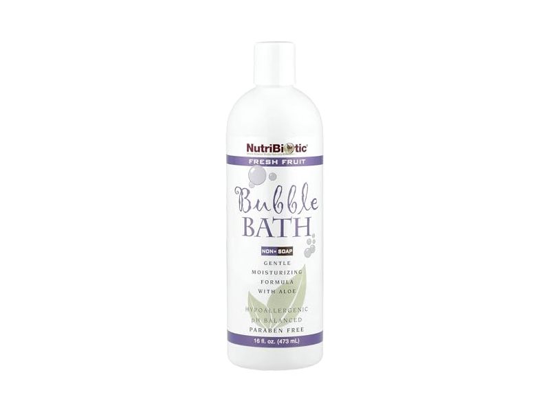 NutriBiotic Bubble Bath, Fresh Fruit, 16 fl oz/473 mL
