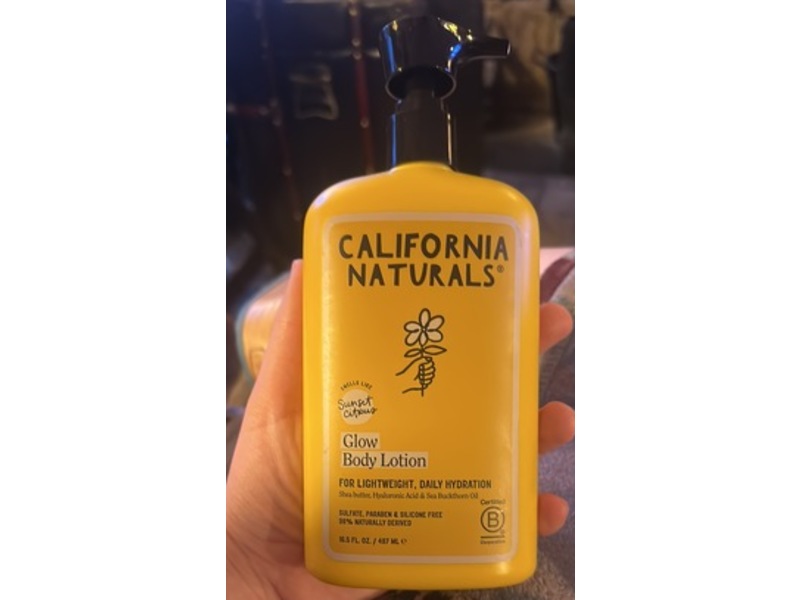 California Naturals Glow Body Lotion, Sunset Citrus, 16.5 oz/487 mL