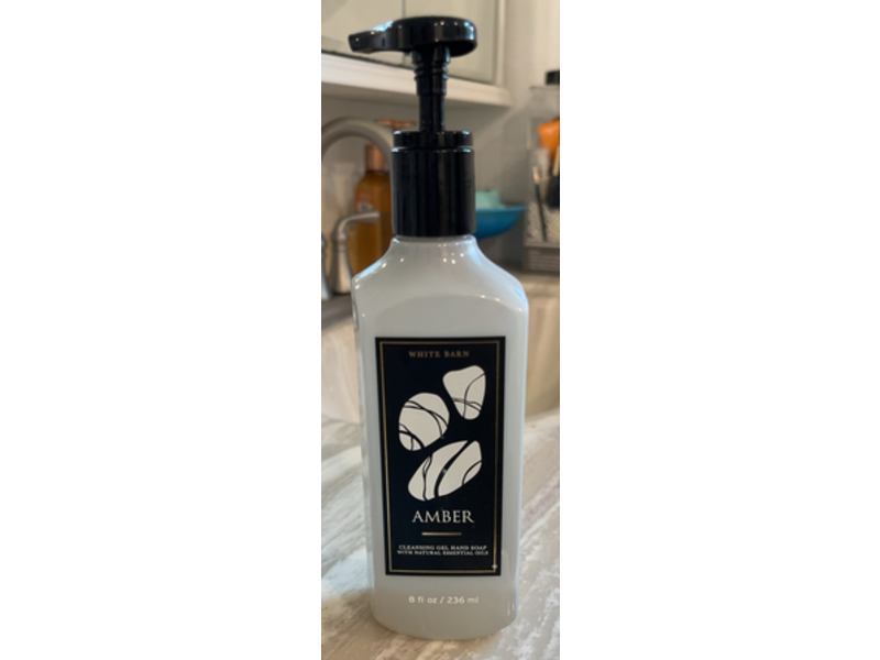 White Barn Cleansing Gel Hand Soap, Amber, 8 fl oz/236 mL