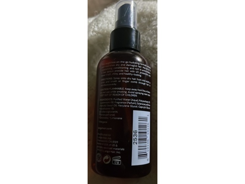 l'ange Manage Marula Oil Hydrating Mist, 4 fl oz/118 mL