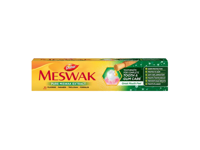 Dabur Meswak Toothpaste, Meswak Extract, 7.05 oz/200 g
