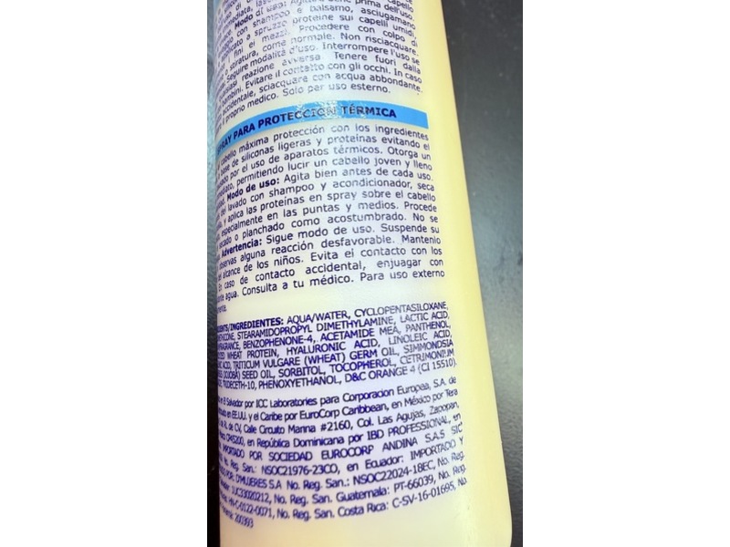 Firenze Professional Thermal Protection Proteins Spray, 10.1 fl oz/300 mL