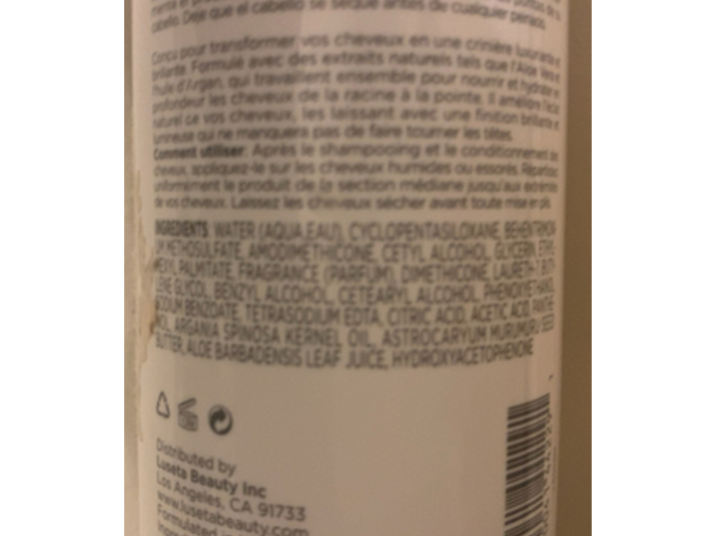 Luseta Tangle Free Leave In Conditioner, 8.5 fl oz/251 mL