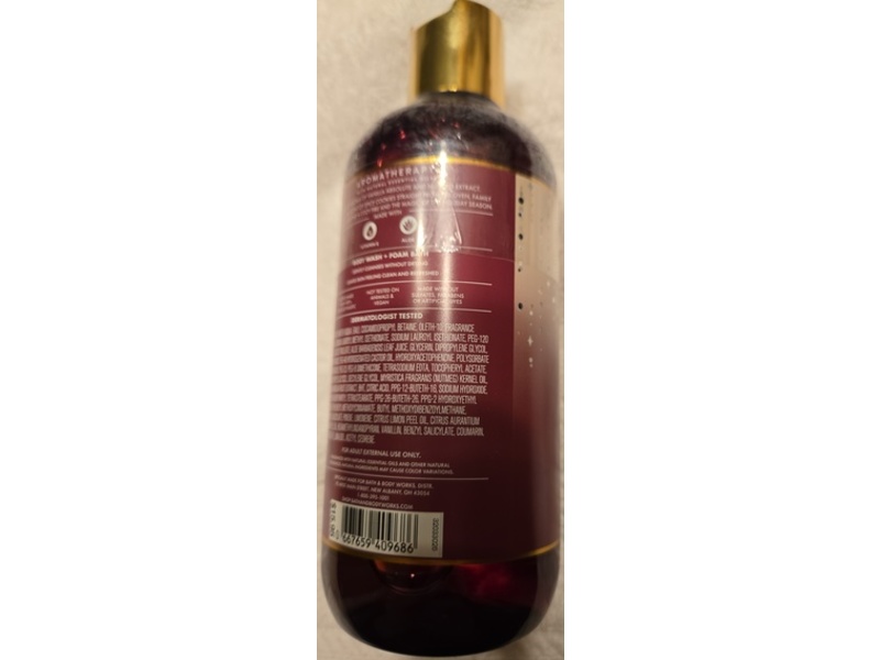 Bath & Body Works Body Wash + Foam Bath, Vanilla+Nutmeg, 10 fl oz/295 mL