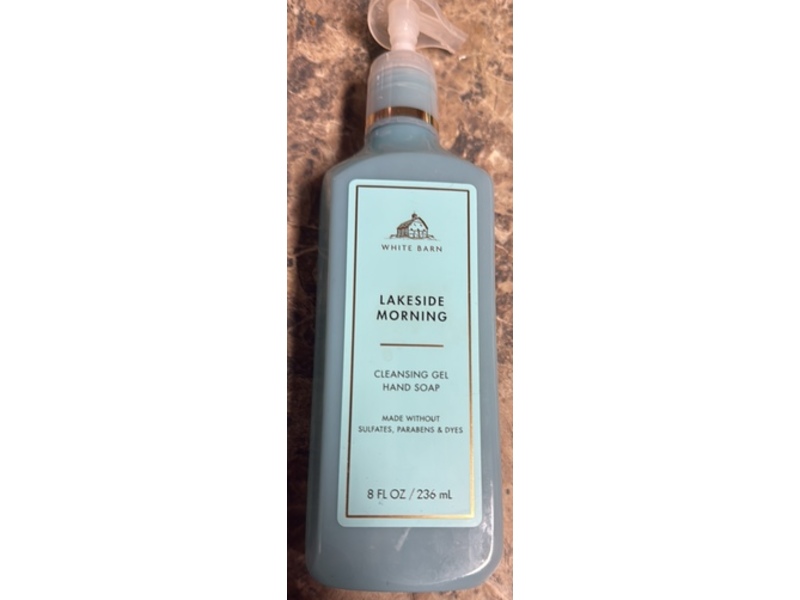 White Barn Lakeside Morning Cleansing Gel Hand Soap, 8 fl oz/236 mL
