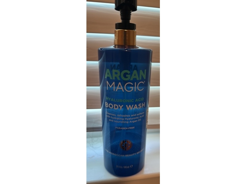 Argan Magic Hyaluronic Acid Body Wash, 32 fl oz/946 mL