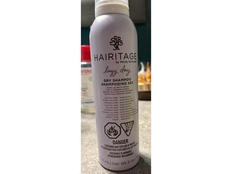 Hairitage By Mindy Mcknight Dry Shampoo, Lazy Day, 5 fl oz/206 mL