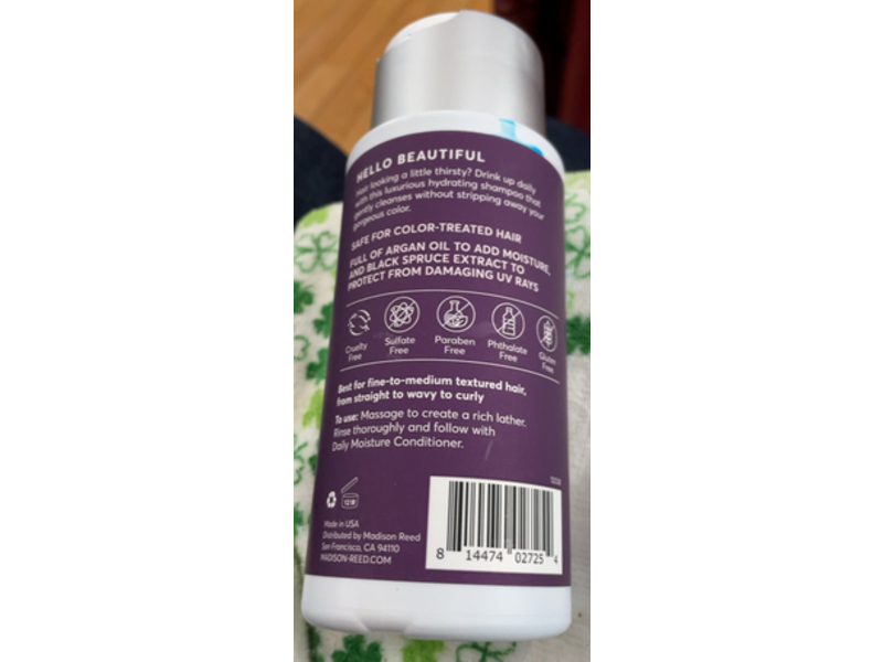 Madison Reed Daily Moisture Shampoo, Color Solve, 8 fl oz/235 mL