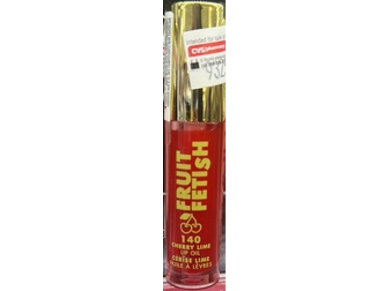 Milani Fruit Fetish Lip Oil, 140 Cherry Lime, 0.135 fl oz/4 mL