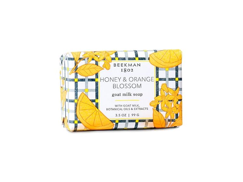 Beekman 1802 Goat Milk Soap, Honey & Orange Blossom, 3.5 oz/99 g