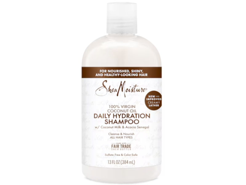 SheaMoisture Daily Hydration Shampoo, Coconut Milk & Acacia Senegal, 13 fl oz/384 mL