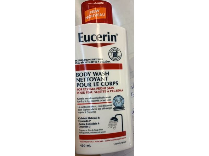Eucerin Body Wash For Eczema Prone Skin, 400 mL